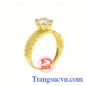 Nhẫn vàng phong cách nổi bật