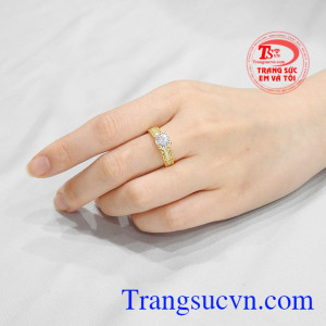 Nhẫn vàng phong cách nổi bật