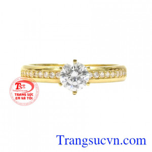 Nhẫn vàng tây phái đẹp thanh toán an toàn.