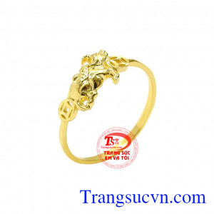 Nhẫn vàng tuổi sửu phát lộc