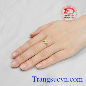 Nhẫn vàng tuổi sửu phát lộc