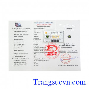 Tourmaline thiên nhiên là món quà ý nghĩa dành tặng cho người thân và bạn bè. Tourmaline kèm giấy kiểm định