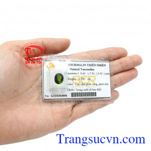 Đá quý thiên nhiên tourmaline cho người mệnh Hỏa, đeo bảo hộ thân thể, mang lại khởi sắc trong công việc cũng như các mối quan hệ. Tourmaline kèm giấy kiểm định