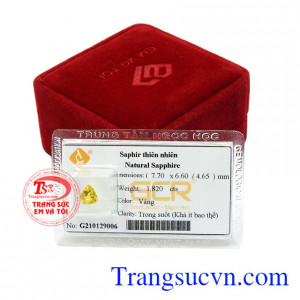 Sapphire được coi là viên đá tri thức, lãnh đạo sáng suốt và trung thực đem lại sự hưng thịnh đến cho người dùng.