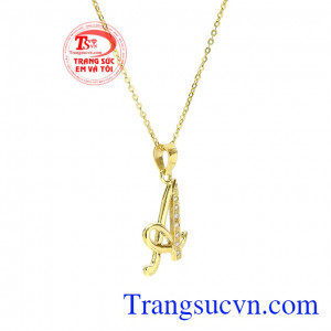 Bộ trang sức chữ A tinh tế giao hàng toàn quốc, bảo hành chu đáo.