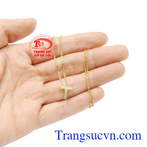 Bộ trang sức chữ T nhỏ xinh được bảo hành chu đáo, giao hàng trên toàn quốc. 