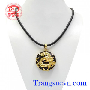Bộ trang sức đá bọc rồng vàng tây
