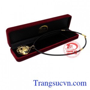 Bộ trang sức đá bọc rồng vàng tây