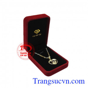 Bộ trang sức hạnh phúc vàng tây