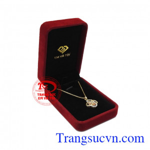 Bộ trang sức may mắn vàng tây