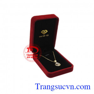 Bộ trang sức nữ vàng tây sang trọng