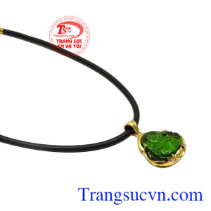 Sản phẩm có thể kết hợp cùng các trang phục và phụ kiện. Bộ trang sức phật bọc vàng tây