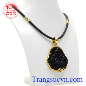 Bộ trang sức phật di lặc hoan hỉ thiết kế nam tính, mạnh mẽ.