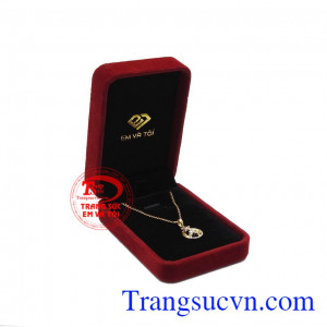 Bộ trang sức vàng tây phong cách