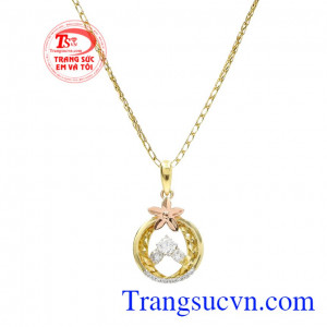 Bộ trang sức vàng tây phong cách