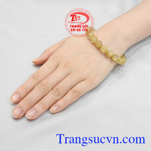 Chuỗi tay thạch anh tóc 9mm đẹp