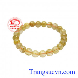 Chuỗi thạch anh tóc 7mm tài lộc