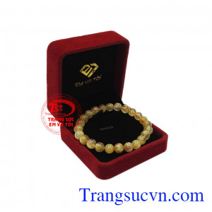 Chính những lợi ích tuyệt vời này mà thạch anh tóc rất được ưa chuộng. Chuỗi thạch anh tóc 7mm tài lộc
