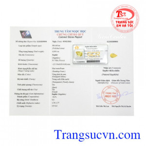 Đá sapphire thiên nhiên cát tường chất lượng có giấy kiểm định đá quý uy tín.