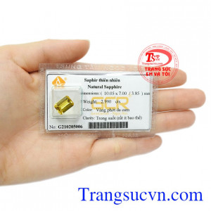 Đây cũng là viên đá khai sinh tháng 9 và là viên đá hộ mệnh cho người mang mệnh Kim và Thổ.