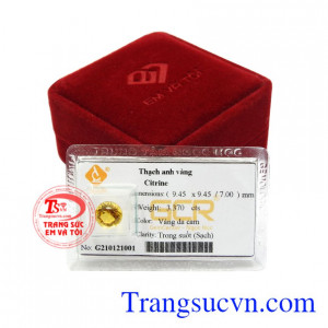 Viên thạch anh vàng là biểu tượng của thịnh vượng, tài lộc do vậy mà viên đá này được rất nhiều người ưa chuộng.