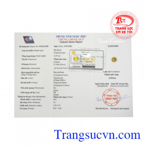 Đá thạch anh vàng phúc lộc mang đến vận may dành cho người mang mệnh Kim và Thổ.