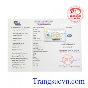 Đá Topaz thiên nhiên thịnh vượng đảm bảo chất lượng.