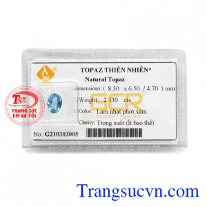 Đá Topaz thiên nhiên thịnh vượng là viên đá khai sinh cho tháng 12 mang đến nhiều vận may cho người dùng.