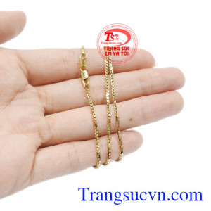 Dây chuyền 18k Italy bền đẹp