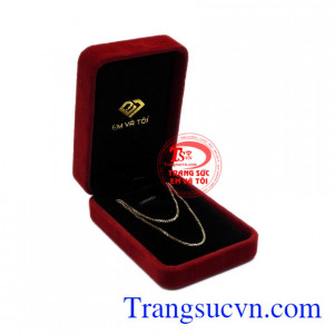 Dây chuyền 18k Italy bền đẹp