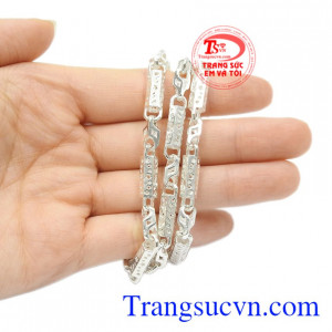 Dây chuyền bạc nam danh vọng