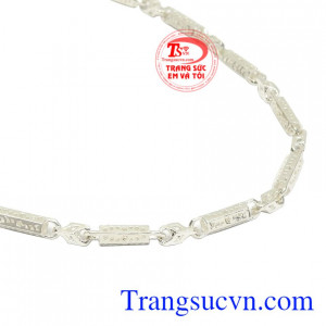 Dây chuyền bạc nam danh vọng thời trang
