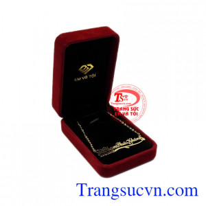 Dây chuyền chữ dễ thương