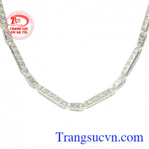 Dây chuyền nam bạc thành công nhận giao hàng toàn quốc, thanh toán an toàn. 