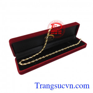 Dây chuyền nam độc đáo vàng tây