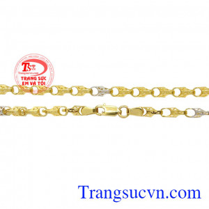 Dây chuyền nam phong cách thời trang nhận đặt chế tác theo yêu cầu. 