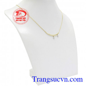 Sản phẩm phù hợp cho các cô nàng đi chơi hoặc đi làm. Dây chuyền nữ sao mai