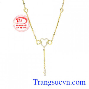 Dây chuyền trái tim nữ tính sự lựa chọn hoàn hảo dành cho bạn.