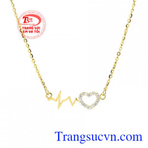 Dây chuyền vàng nhịp đập trái tim giao hàng trên toàn quốc.