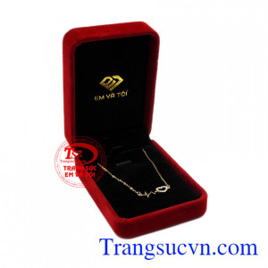 Dây chuyền vàng nhịp đập trái tim