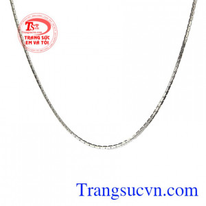 Dây chuyền vàng trắng đẹp