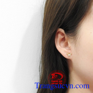 Sản phẩm được bảo hành chu đáo, giao hàng trên toàn quốc. Hoa tai hồ điệp dễ thương