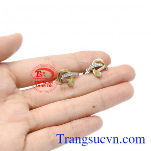 Sản phẩm nhận đặt chế tác theo yêu cầu. Hoa tai nữ thời trang