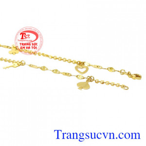 Lắc chân nữ vàng xinh xắn chất lượng sự lựa chọn hoàn hảo dành cho bạn.