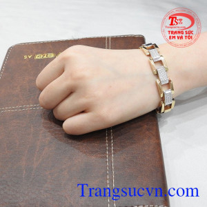 Lắc nam vàng tây lịch lãm