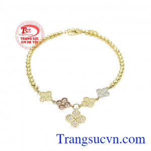 Lắc tay cỏ bốn lá thời trang