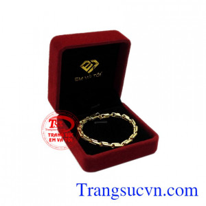 Lắc tay vàng bé trai nhận đặt chế tác theo yêu cầu. 