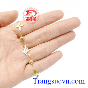 Lắc tay vàng tây sành điệu đẹp.