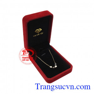 Lắc tay vàng tây thanh tú hiện đại