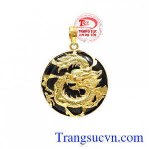 Mặt đá bọc rồng vàng tây